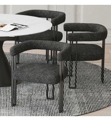 Worldwide -SCARLET-DINING CHAIR-CHARCOAL - (202-108CH)  Worldwide -SCARLET-DINING CHAIR-CHARCOAL - (202-108CH)