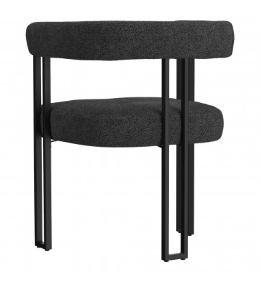  Worldwide -SCARLET-DINING CHAIR-CHARCOAL - (202-108CH)