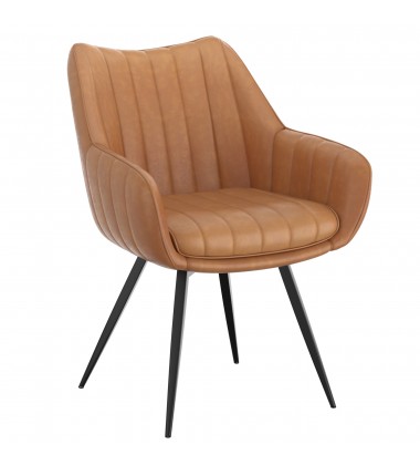  Worldwide -TALON-DINING CHAIR-CAMEL - (202-139CAM)