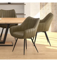  Worldwide -TALON-DINING CHAIR-MOSS - (202-139MS)