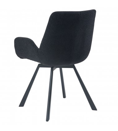  Worldwide -SIGNY-DINING CHAIR-BLACK - (202-144BK)