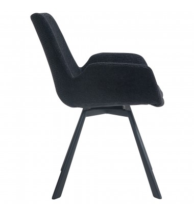  Worldwide -SIGNY-DINING CHAIR-BLACK - (202-144BK)