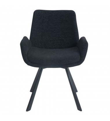  Worldwide -SIGNY-DINING CHAIR-BLACK - (202-144BK)