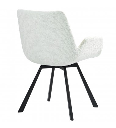  Worldwide -SIGNY-DINING CHAIR-IVORY - (202-144IV)
