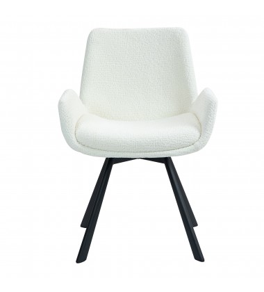  Worldwide -SIGNY-DINING CHAIR-IVORY - (202-144IV)