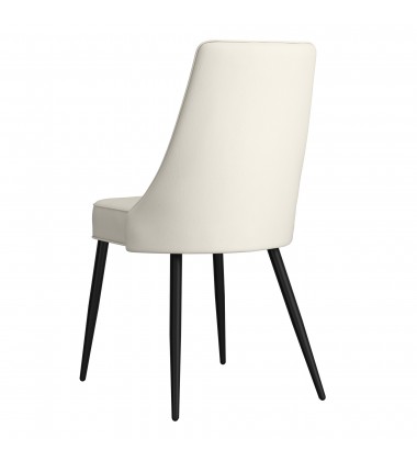  Worldwide -KODA-SIDE CHAIR PU-BEIGE - (202-158PUBG)