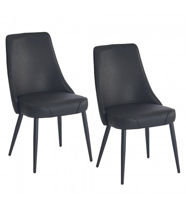 Worldwide -KODA-SIDE CHAIR PU-BLACK - (202-158PUBK) Worldwide -KODA-SIDE CHAIR PU-BLACK - (202-158PUBK)