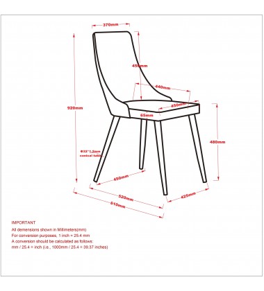  Worldwide -CORA-SIDE CHAIR FABRIC-BEIGE - (202-182BG)