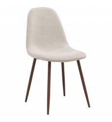  Worldwide -LYNA-SIDE CHAIR FABRIC-BEIGE - (202-250BG)