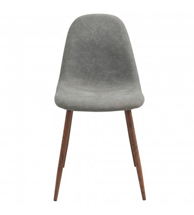  Worldwide -LYNA-SIDE CHAIR FABRIC-GREY - (202-250GY)