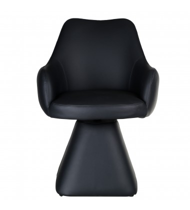  Worldwide-SWIVEL DINING/ACCENT CHAIR-(202-269BLK)