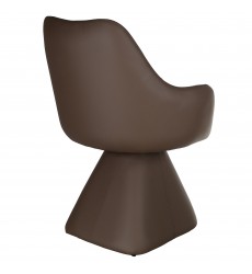  Worldwide-SWIVEL DINING/ACCENT CHAIR-(202-269BWN)