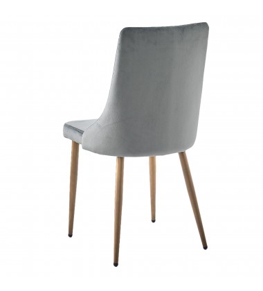  Worldwide -CARMILLA-SIDE CHAIR-GREY - (202-353GY)