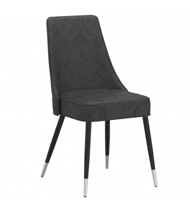  Worldwide -SILVANO-SIDE CHAIR-VINTAGE GREY - (202-429GY)