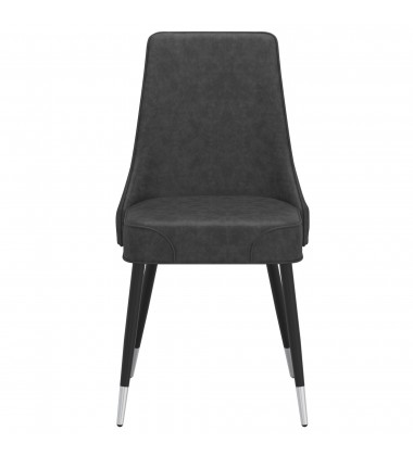  Worldwide -SILVANO-SIDE CHAIR-VINTAGE GREY - (202-429GY)