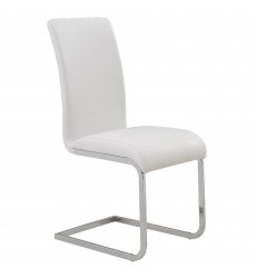  Worldwide -MAXIM-SIDE CHAIR-WHITE - (202-489WT)