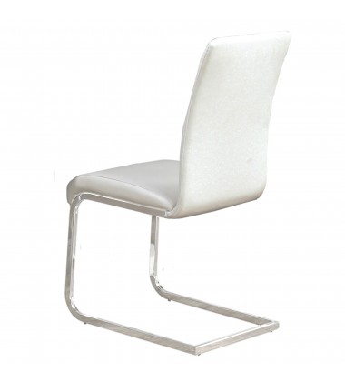  Worldwide -MAXIM-SIDE CHAIR-WHITE - (202-489WT)