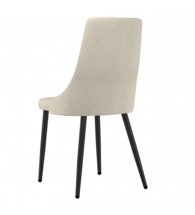  Worldwide -VENICE-SIDE CHAIR-BEIGE - (202-536BEG)