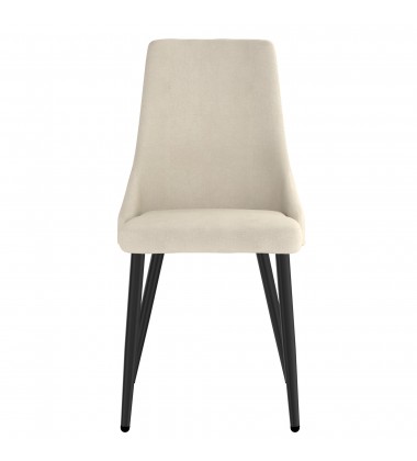  Worldwide -VENICE-SIDE CHAIR-BEIGE - (202-536BEG)