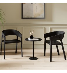  Worldwide-CONTRACT GRADE CHAIR, SET OF 2-(202-563BLK)