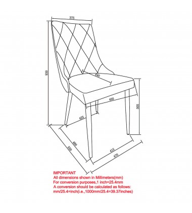  Worldwide -ANTOINE-SIDE CHAIR-WHITE - (202-573WT)