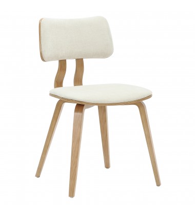  Worldwide -ZUNI-SIDE CHAIR-BEIGE FABRIC - (202-581BG)