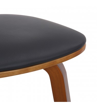  Worldwide -ZUNI-SIDE CHAIR PU-BLACK - (202-581PUBK)