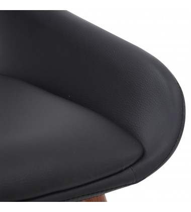  Worldwide -HUDSON-SIDE CHAIR PU-BLACK - (202-582PUBK)