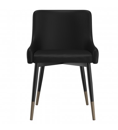  Worldwide -XANDER-SIDE CHAIR-BLACK - (202-620BK)