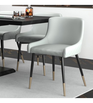  Worldwide -XANDER-SIDE CHAIR-LIGHT GREY - (202-620LG)