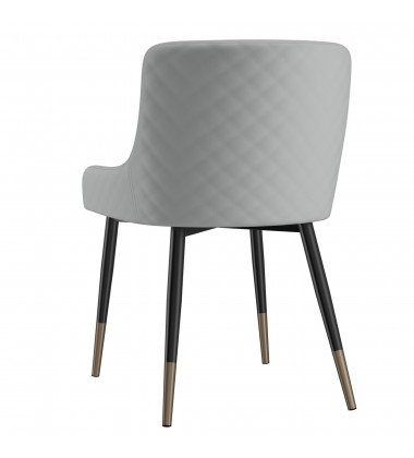  Worldwide -XANDER-SIDE CHAIR-LIGHT GREY - (202-620LG)