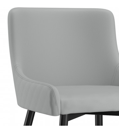  Worldwide -XANDER-SIDE CHAIR-LIGHT GREY - (202-620LG)