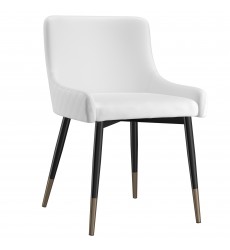  Worldwide -XANDER-SIDE CHAIR-WHITE - (202-620WT)