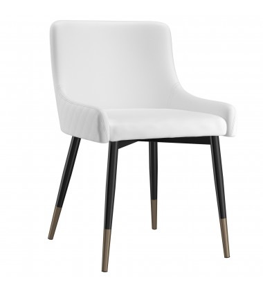  Worldwide -XANDER-SIDE CHAIR-WHITE - (202-620WT)