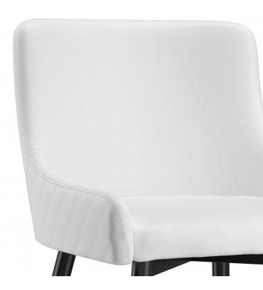  Worldwide -XANDER-SIDE CHAIR-WHITE - (202-620WT)