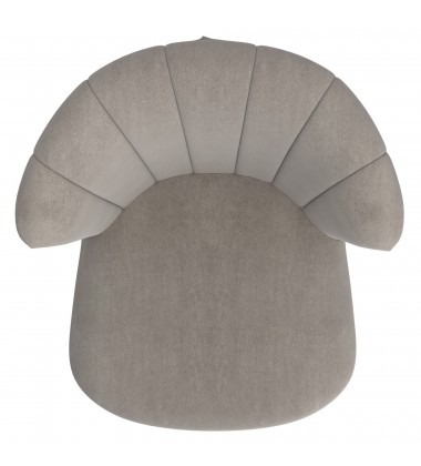  Worldwide -ORCHID-SIDE CHAIR-GREY/SILVER - (202-651GY_CH)