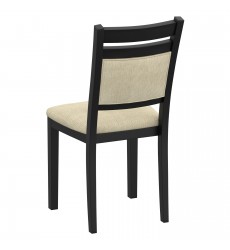  Worldwide-DINING CHAIR, SET OF 2-(202-863BLK)