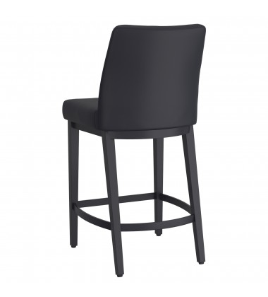  Worldwide -JACE-26'' COUNTER STOOL PU-BLACK_BLACK - (203-082PUBLK_BK)