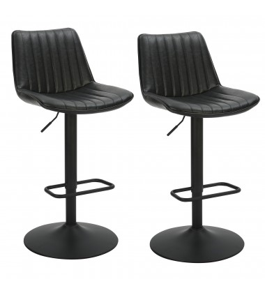  Worldwide -KOSI-AIR LIFT STOOL-BLACK - (203-190BLK)