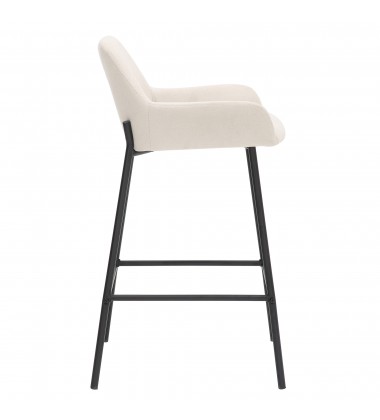  Worldwide -BAILY-26'' COUNTER STOOL-BEIGE FABRIC - (203-541BEG)