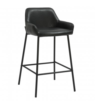  Worldwide -BAILY-26'' COUNTER STOOL-BLACK PU - (203-541PUBK)
