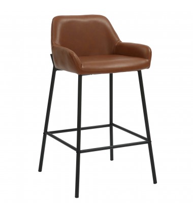  Worldwide -BAILY-26'' COUNTER STOOL-SADDLE PU - (203-541PUSD)