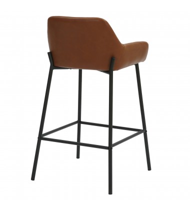  Worldwide -BAILY-26'' COUNTER STOOL-SADDLE PU - (203-541PUSD)