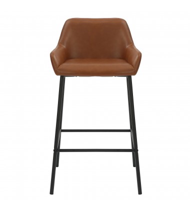  Worldwide -BAILY-26'' COUNTER STOOL-SADDLE PU - (203-541PUSD)
