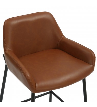  Worldwide -BAILY-26'' COUNTER STOOL-SADDLE PU - (203-541PUSD)