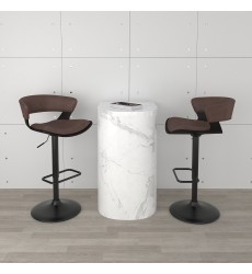  Worldwide -ROVER-AIR LIFT STOOL-BROWN - (203-554BN)