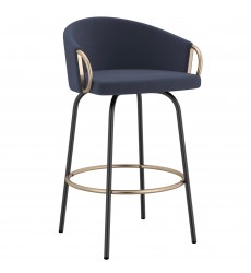  Worldwide -LAVO-26'' COUNTER STOOL-BLUE - (203-560BLU)