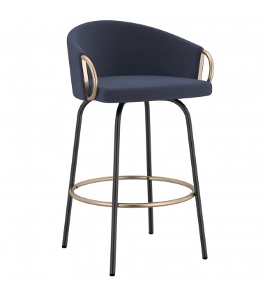 Worldwide -LAVO-26'' COUNTER STOOL-BLUE - (203-560BLU)  Worldwide -LAVO-26'' COUNTER STOOL-BLUE - (203-560BLU)