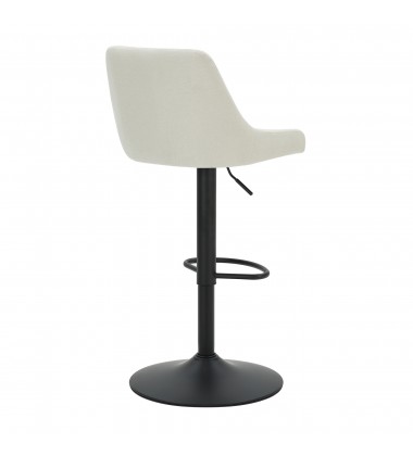  Worldwide -KRON-AIR LIFT STOOL-BEIGE FABRIC - (203-574BG)