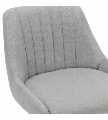  Worldwide -KRON-AIR LIFT STOOL-GREY FABRIC - (203-574GY)